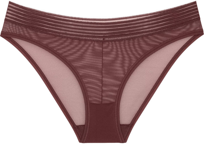 Triumph Tempting Sheer Highleg Tai decadent chocolate