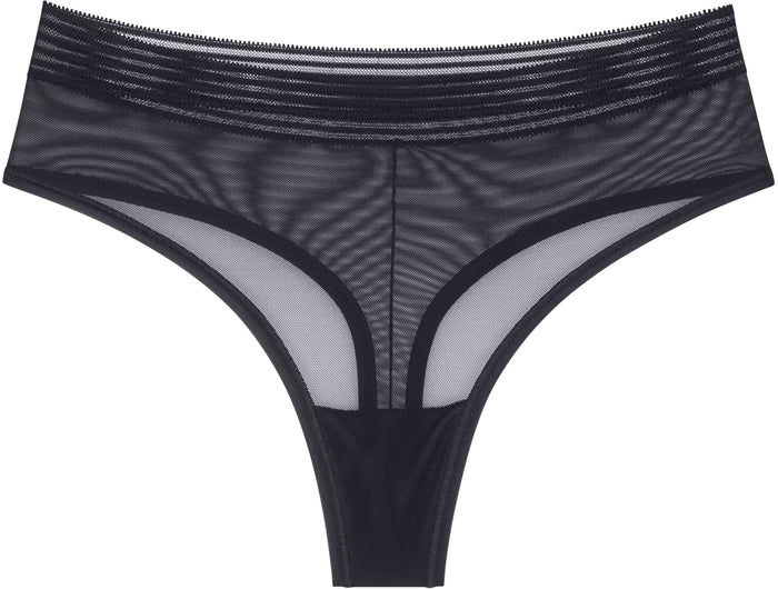 Triumph Tempting Sheer Highwaist String schwarz