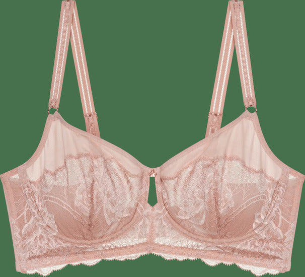 Triumph Wild Peony Florale Bügel-BH, Minimizer pink pearl