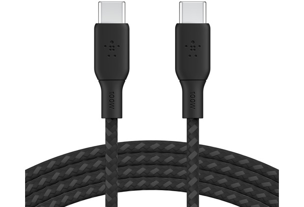 Belkin BOOST CHARGE USB-C/USB-C Kabel, bis 100 W, 2m, schwarz