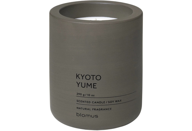 blomus Duftkerze -FRAGA- Farbe: Tarmac - Duft: Kyoto Yume Ø 9 cm