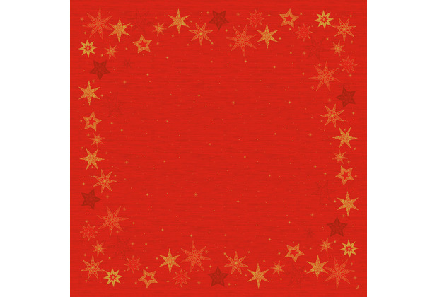 Dunicel Mitteldecken 84 x 84 cm Tischdecken Weihnachten Stars green 1 Stück //