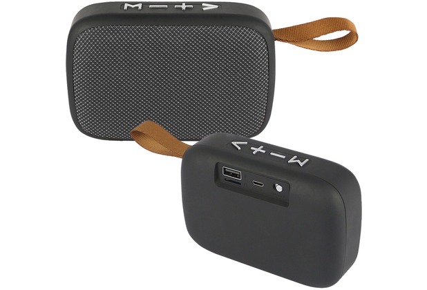kabellos silbern neu 4 in 1 Bluetooth Box mit Radio Uhr SD Slot 