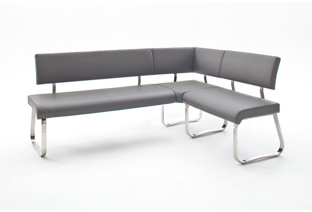 ARCO Kunstlederbezug grau MCA Eckbank, furniture