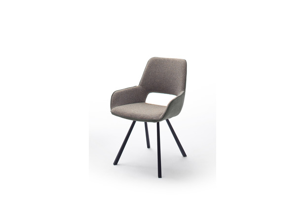 MCA furniture PARANA 4 Fuß Stuhl 1, 2er Set, melange