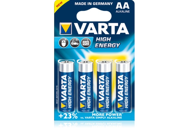 VARTA High Energy MIGNON Batterie BLI4 1,5V AA 4 Stück Batterien 